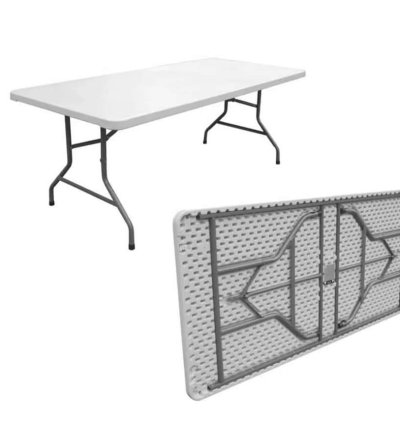 6ft rectangle table by 8seater