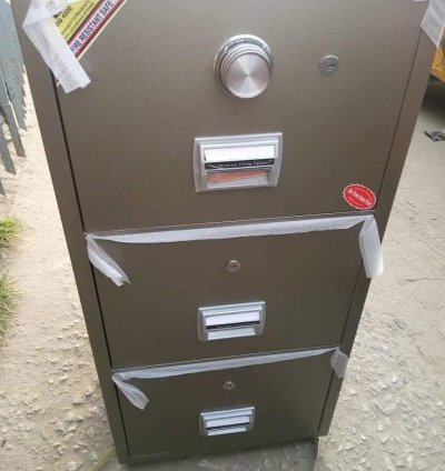 3-Drawer Fireproof Cabinet