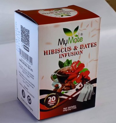Hibiscus and dates infusion