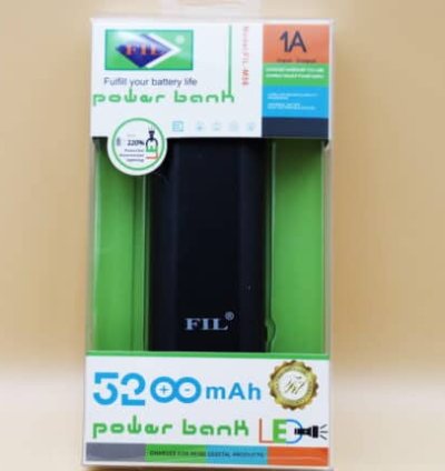 FIL M56 5,200mAh Power Bank (BULK PURCHASE MOQ : 5 Cartons)