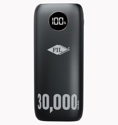 FIL Thunder 30,000mAh Portable 2.1A Fast Charging Power Bank